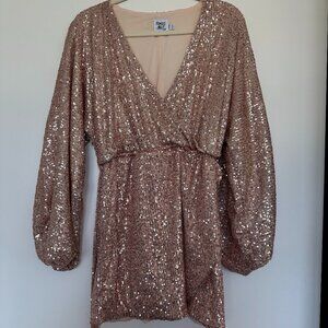 Princess Polly Sequin Mini Dress Size 4 NEVER BEEN WORN